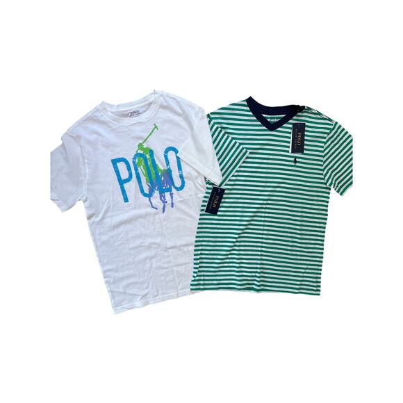 Polo Ralph Lauren Boys T-Shirt Bundle Sz M(10-12) - Picture 1 of 9